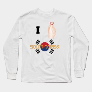 I <3 South Korea Long Sleeve T-Shirt